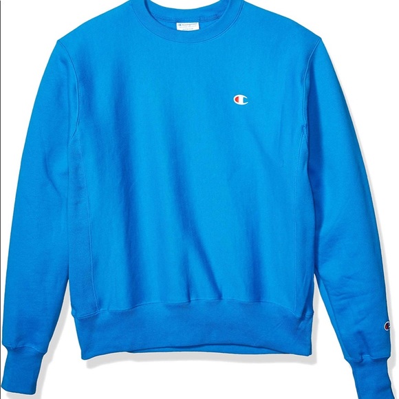 Champion Tops - Oversized Blue Champion Sweatshirt